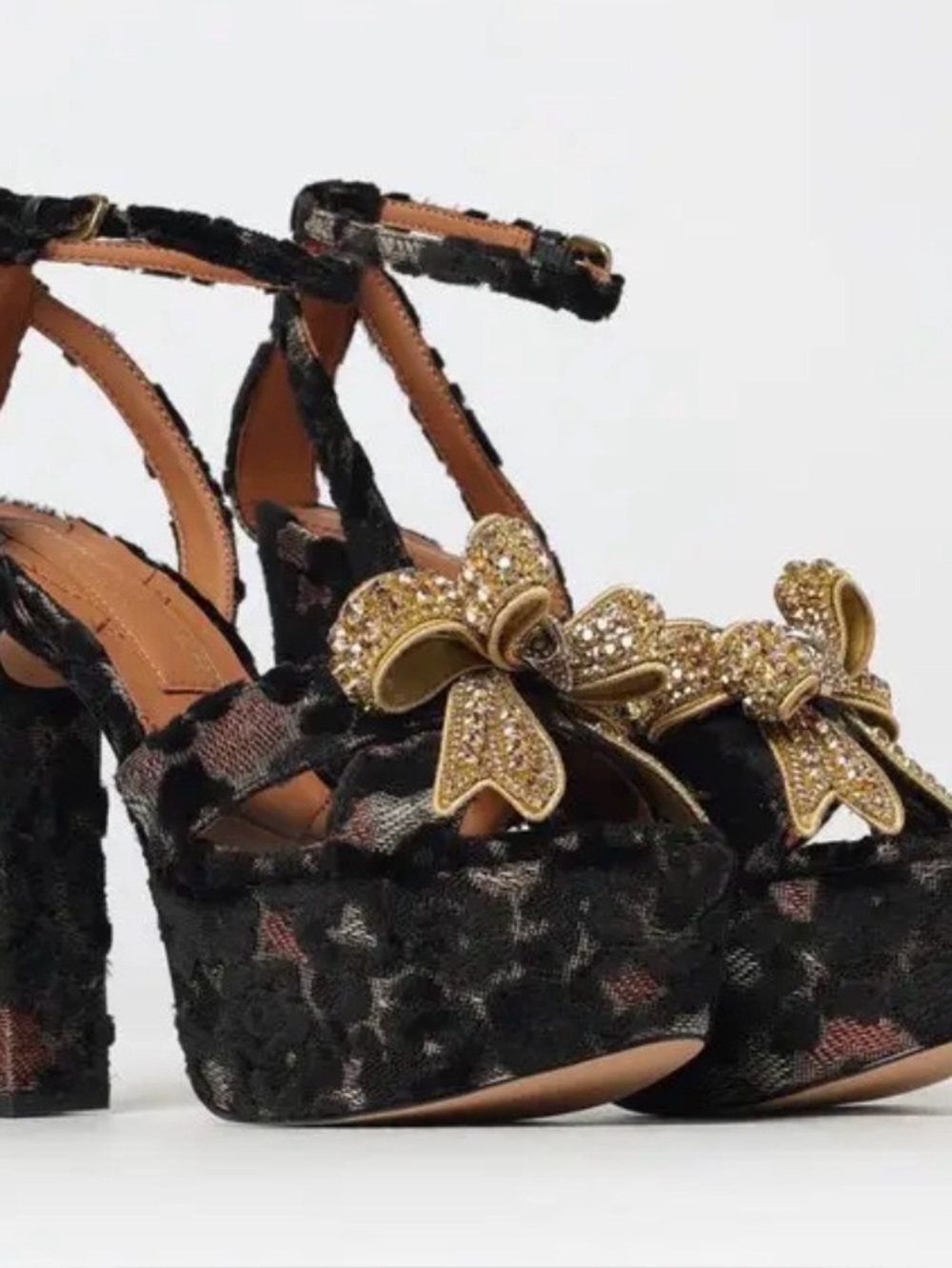 Kurt Geiger London Kensington Bow Platform Sandals BNWOB